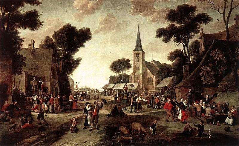 POEL, Egbert van der The Fair af oil painting picture